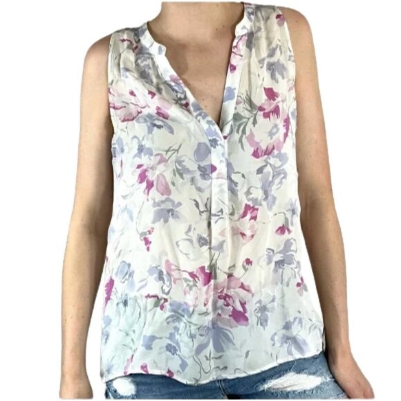 Joie  Silk floral tank top size XS - Picture 1 of 9